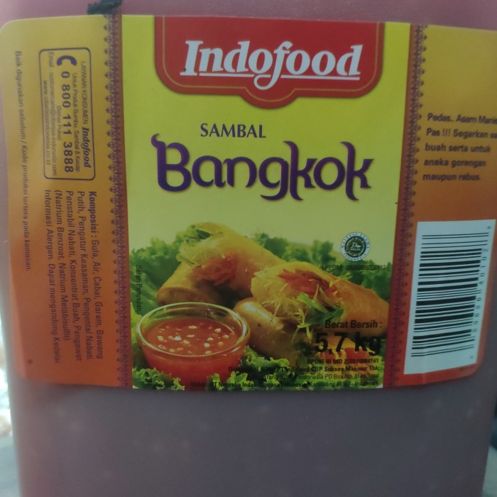 

Sambal Bangkok Indofood 5,7Kg