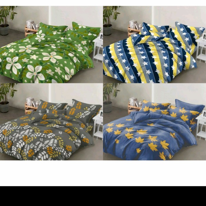 ✅Ori - Bedcover Illusions Disperse Ukuran 180X200 Rumbai - Internal Terbaru
