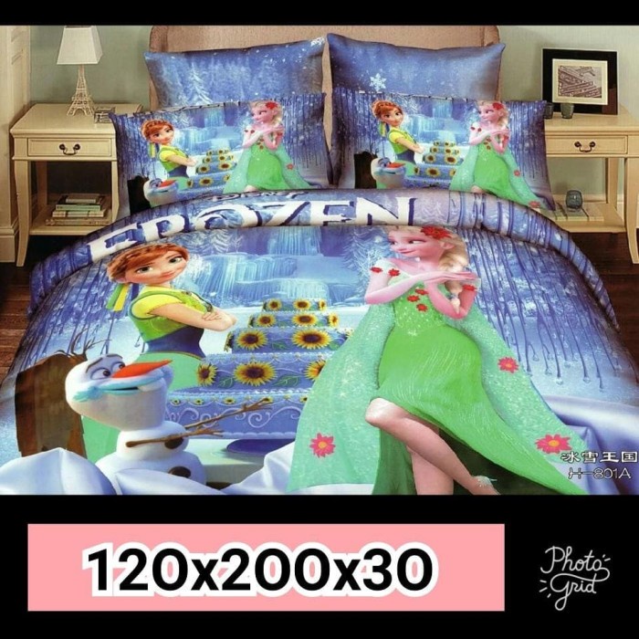 ✅Ori .Ready. Sprei Katun Jepang Panel Bantal Frame/Figura Ukr 12Ox2Oox3O Terbatas
