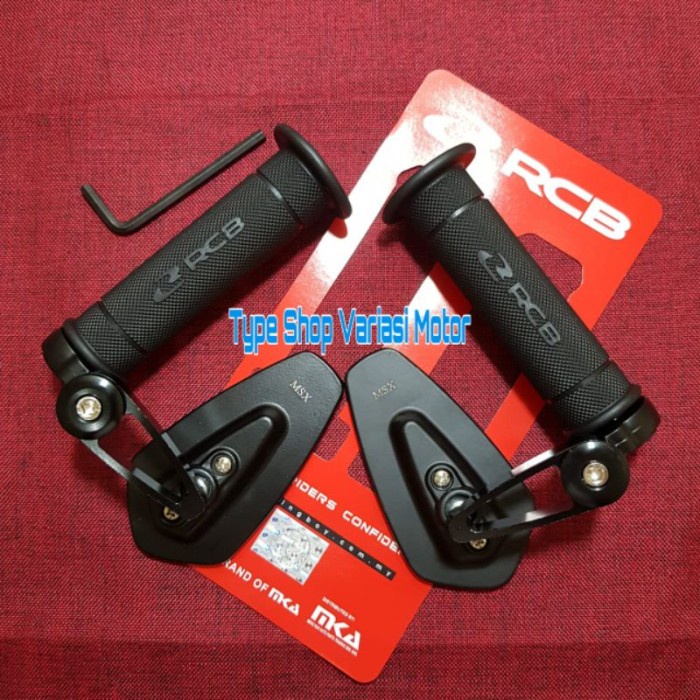 ✅Sale Paket Handgrip Rcb Hg55 Spion Jalu Oval Universal Motor Nmax Aerox Var Terbaru
