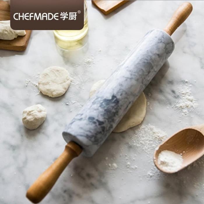 

✅Original Chefmade Wk9159 - Marble Rolling Pin / Alat Gilas Adonan - Marble Berkualitas