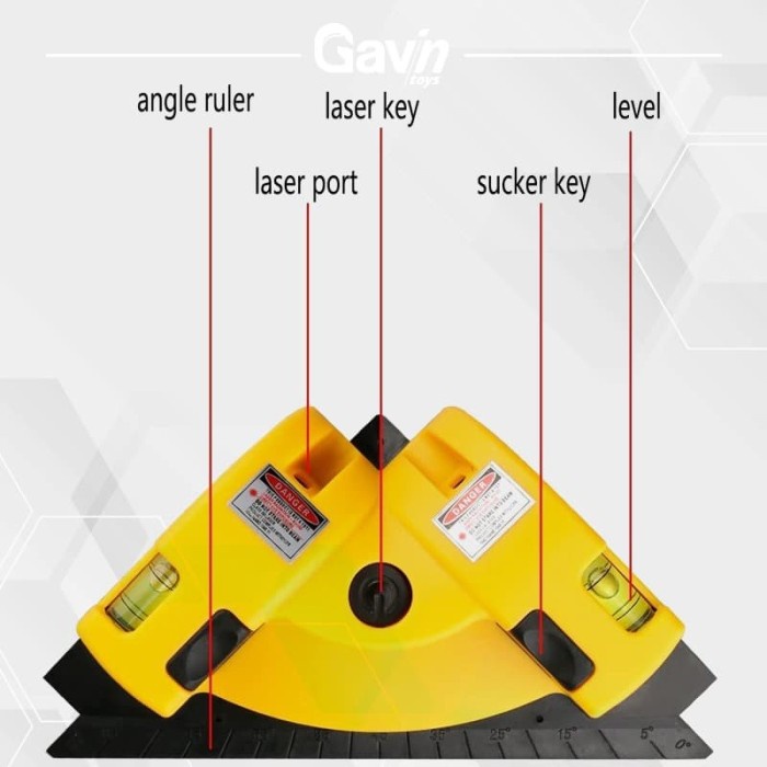 Terbatas Laser Siku Sudut Garis Meteran Waterpass Angle Laser Level 90 Derajat Terbaik