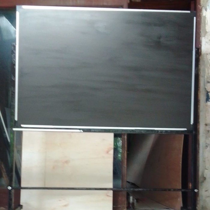 

✨Sale Black Board Standing 100 X 150 Cm Limited