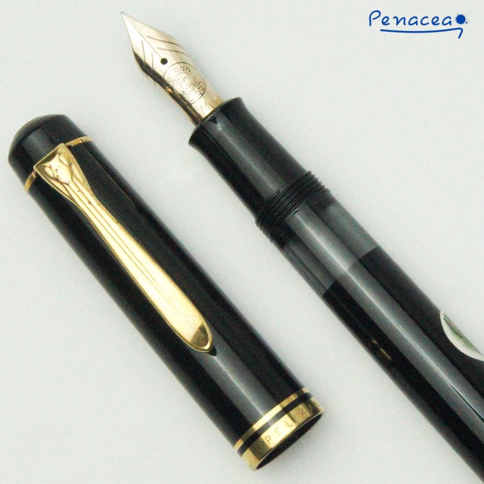 

✨Sale Pelikan M250 Oldstyle Black Gt Fountain Pen 1985 Terbatas
