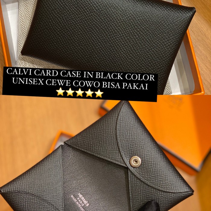 

✨Ready Calvi Card Case In Black Color Terbatas