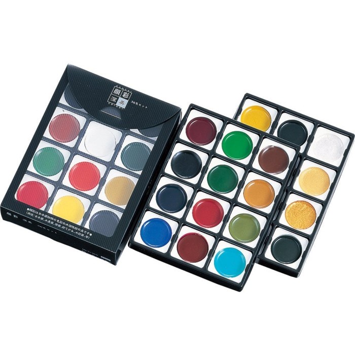 

✨Ready Mc3/36V Kuretake Gansai Deep Beauty 36-Color Set Terbatas