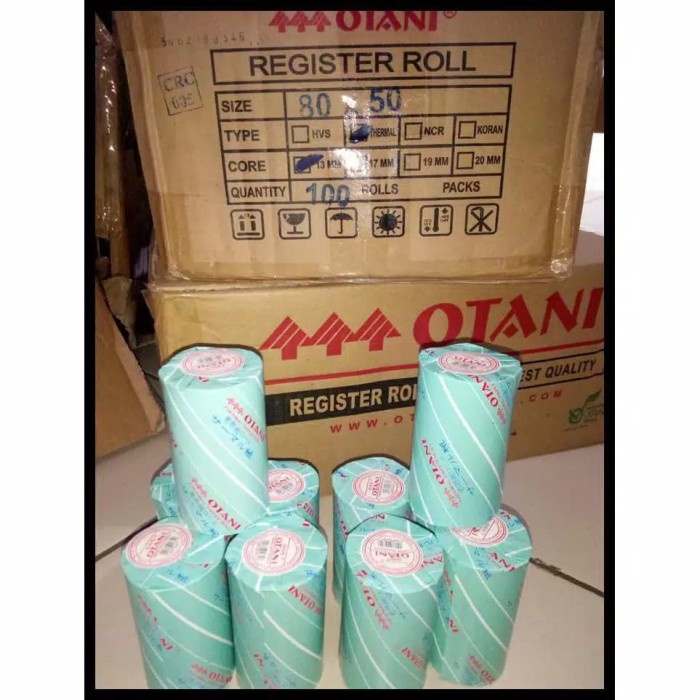 

✨Sale Kertas Thermal 80X50 Black 1 Dus Berkualitas