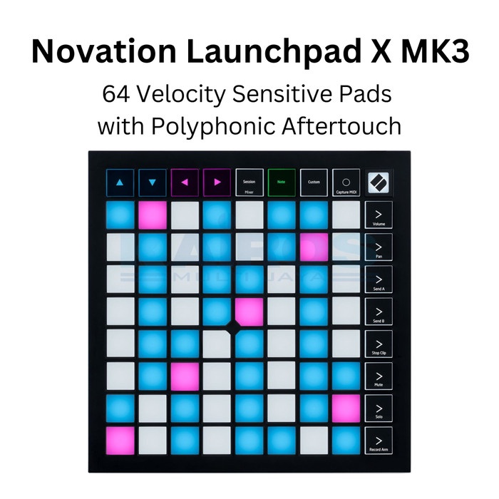 

✨Sale Novation Launchpad X Mk3 - 64 Velocity Sensitive Pads With Polyphonic Limited