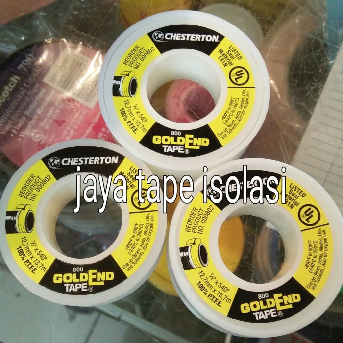 

✨Sale Seal Tape Chesterton/Gold End Tape/Seal Tape Gas Terbaru
