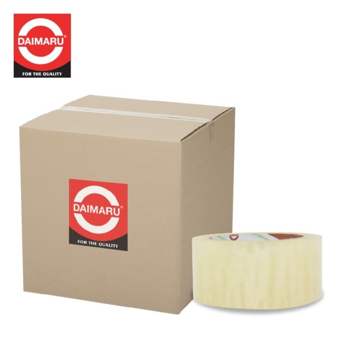 

✨Sale Lakban Bening Daimaru 2 Inch 48 Mm X 90 Yard Harga 1 Dus Diskon