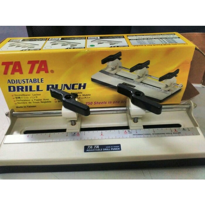 

✨Ready Drill Punch Tata 2 Lubang / Pembolong Kertas Putar 2 Lubang Terbatas