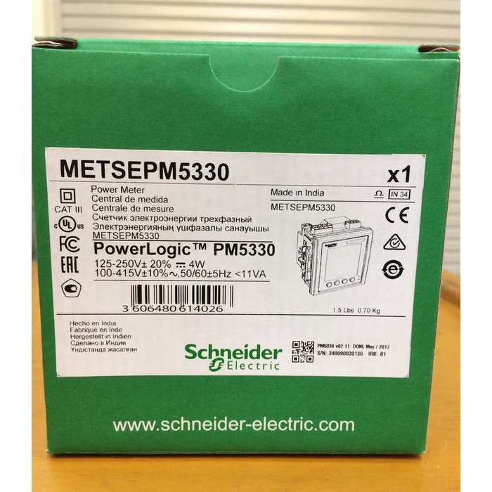 ✨Original Schneider Metsepm5330 Pm5330 Pm 5330 Powerlogic Berkualitas