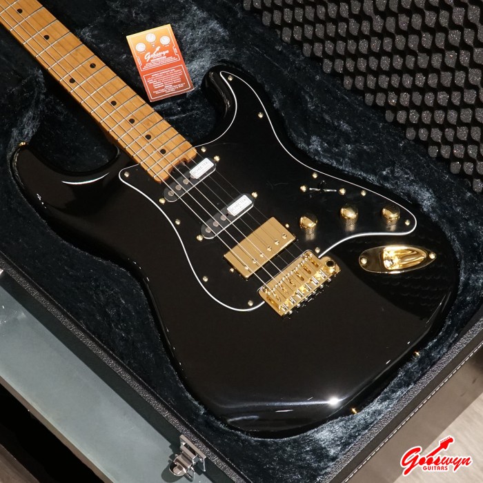 ✨New Ori Schecter Japan Ps-S-St-4-Al/Gi/Rm Black Terbaru