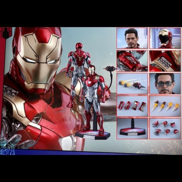 ✨Baru Hot Toys Iron Man Mark 47 Reissue. Hot Toys Iron Man Mark Xlviii Berkualitas