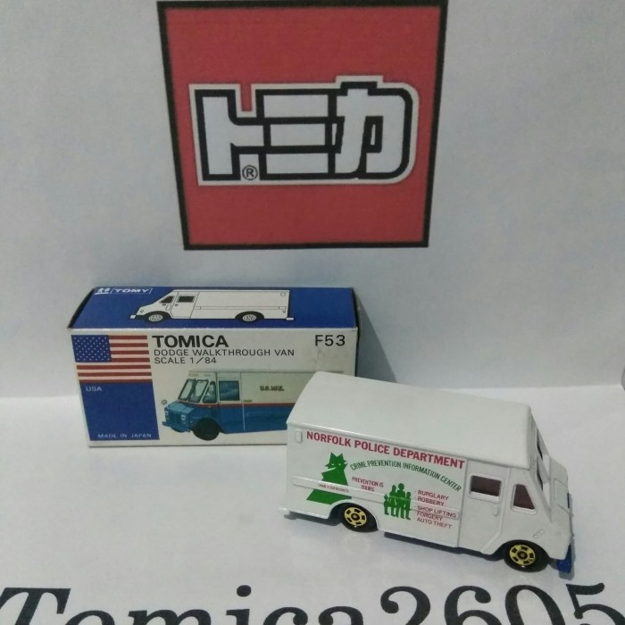 ✅Termurah Tomica Foreign F53 Dodge Walkthrough Van Limited