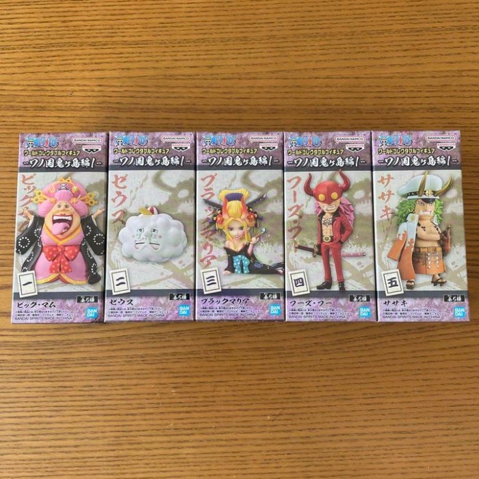 ✨Baru [Set Of 5] Wcf Charlotte Zeus Black Maria Who'S-Who 1 - One Piece Limited