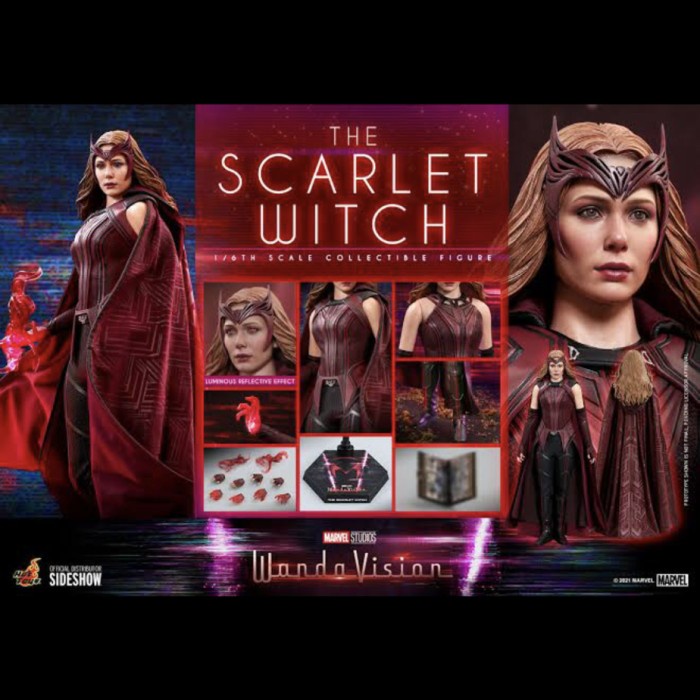 ✨Baru Hot Toys Tms036 Wandavision The Scarlet Witch Berkualitas