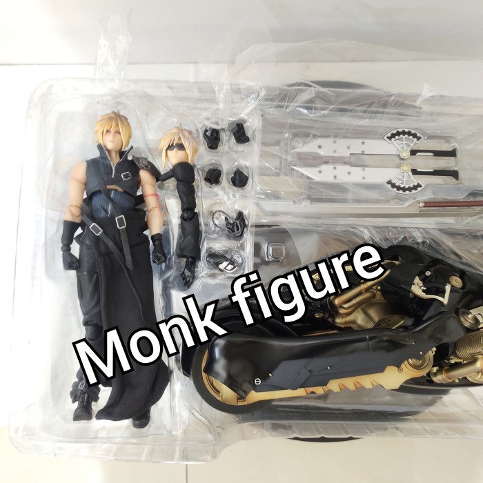 ✨Baru Play Arts Final Fantasy Vii Advent Children Cloud StriferFenrir Led Berkualitas