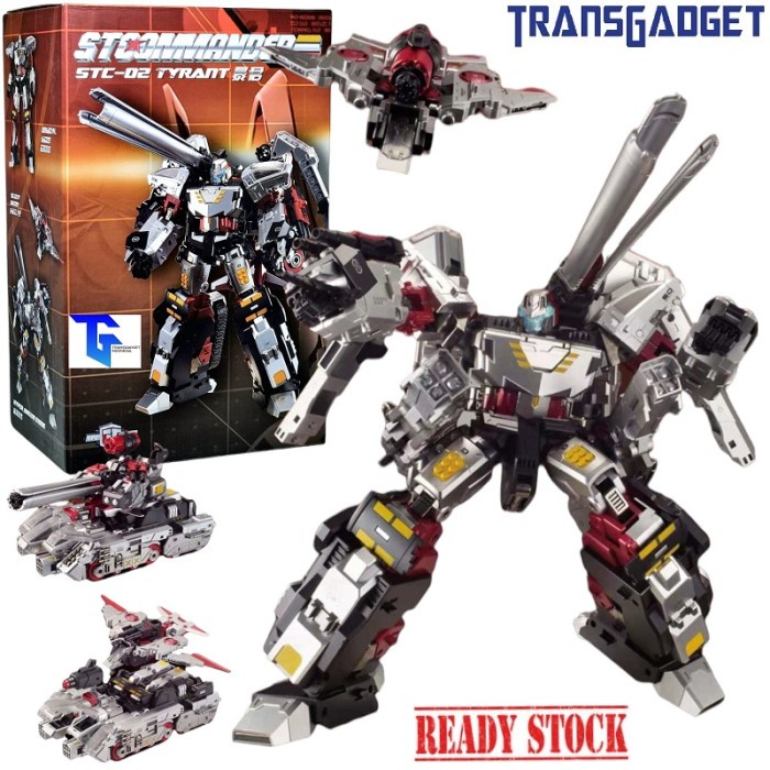 ✨Baru Tfc Toys St Commander Stc-02 Tyrant Triple Changers Dominator Megatron Terbaru