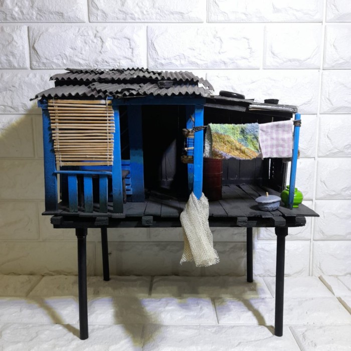 ✨Baru Rumah Diorama Aquascape Miniatur Rumah Nelayan Diskon