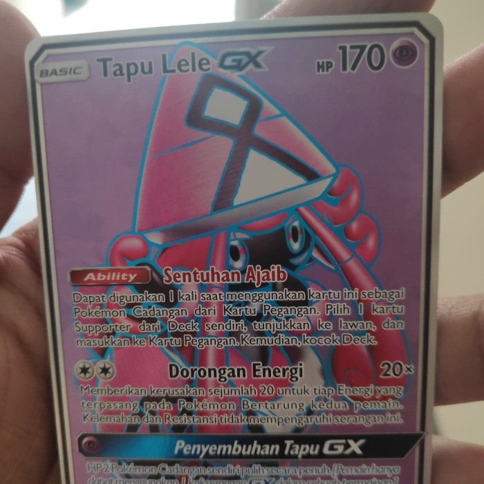 ✅Termurah Kartu Tapu Lele Gx Sr Pokemon Terbaru