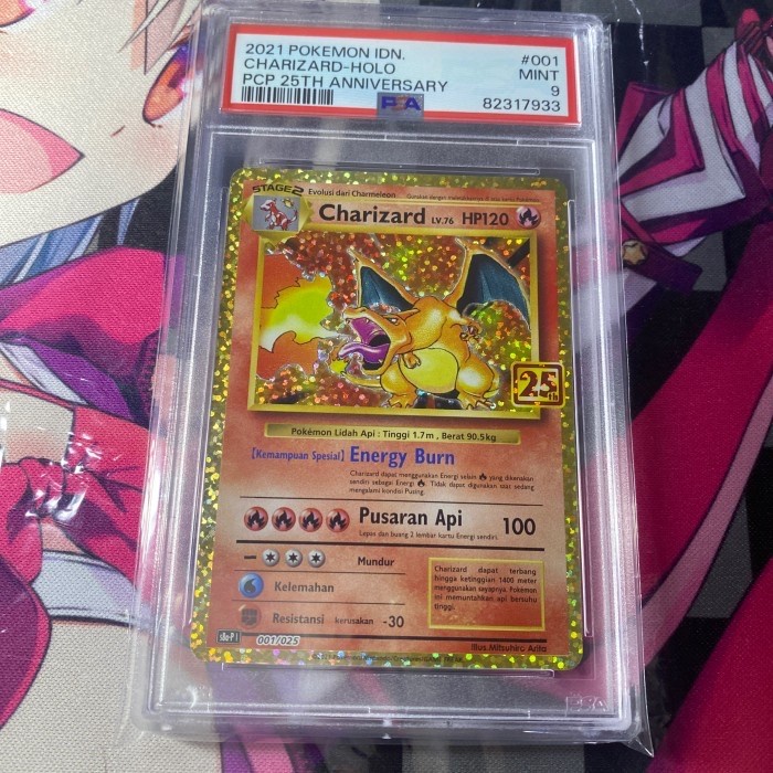 ✅Termurah Kartu Pokemon Tcg Id Indonesia S8A-P 25Th Anniv Charizard Holo Psa 9 Diskon
