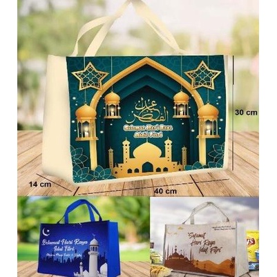 

,,,,,,,] 40x15x30 Tas Parcel Spundbond Goodiebag Idul Fitri Lebaran Souvenir
