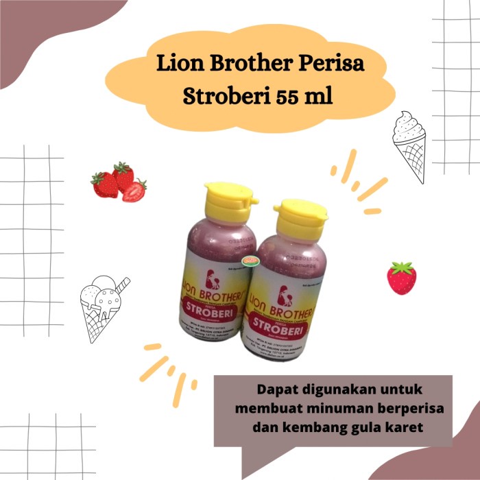 

}}}}}}] LION BROTHER PASTA STRAWBERRY 55 ML