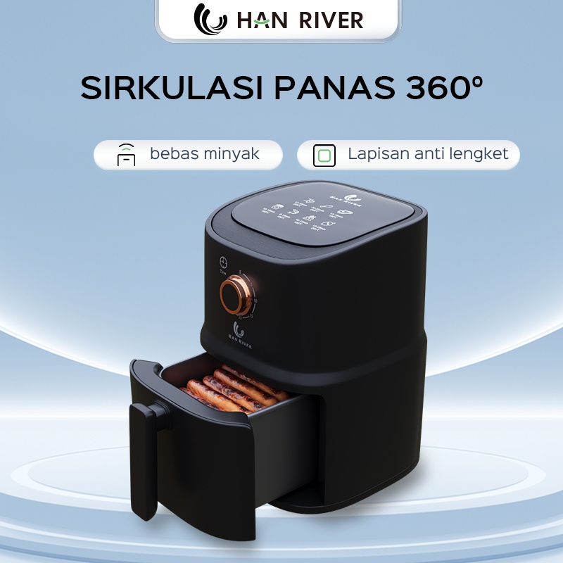 [Best Seller] Han River Air Fryer Low Watt 3.5L Air Fryer [Terbaik]