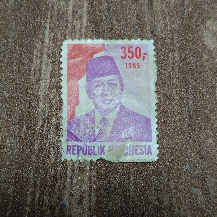 (SALE PROMO) Perangko jadul koleksi langka edisi Pak Soeharto 350 tahun 1985 kuno NEW