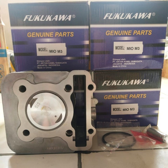✨Baru Blok Seher  Silinder Mio M3 Komplit 1Set Siap Pasang Fukukawa Limited
