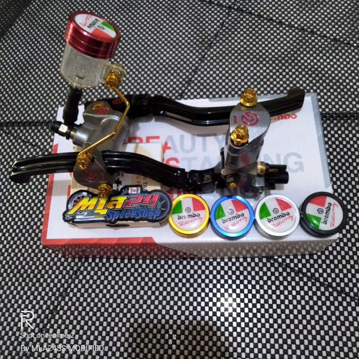 ✨New Paketan Master Rem Brembo Plus Baut Probolt Gold Flower Original Berkualitas