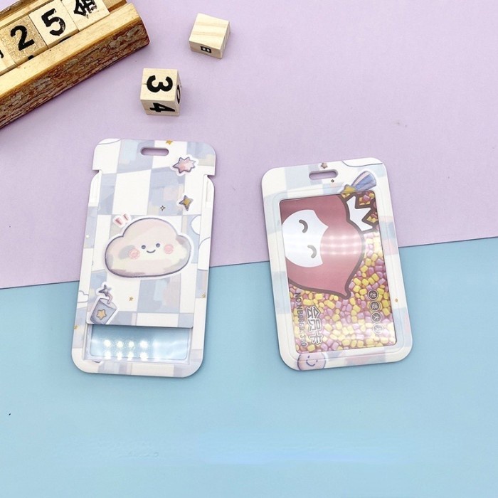 

PHOTOCARD ID CARD HOLDER KOTAK2 CUTE ILLUSTRATION DAN GANTUNGAN