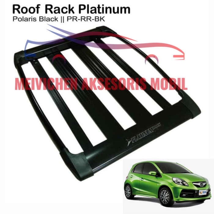✅Original Roof Rack Rak Bagasi Atas Mobil Platinum Honda Brio Old Lama Hitam Limited