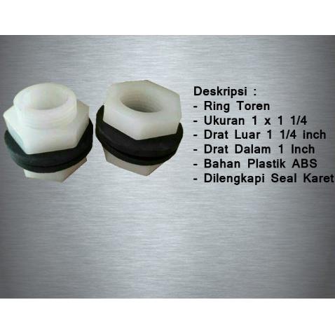 Buruan beli] mur toren 1 inc, drat toren 1 inch