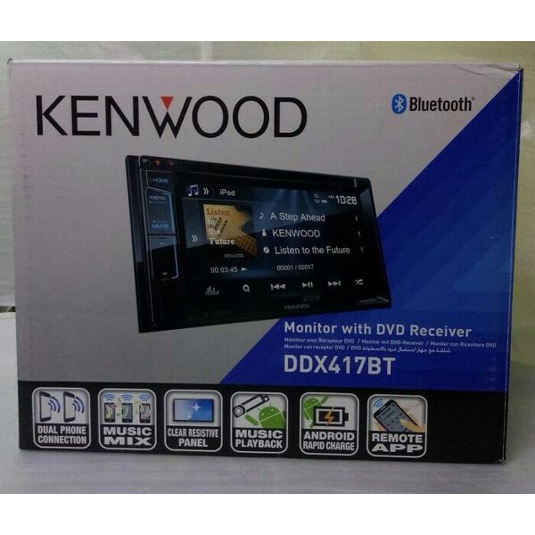 ✅Ori Kenwood Ddx417 - Doubledin Kenwood 417Bt - Headunit Kenwood Ddx 417 Bt Berkualitas