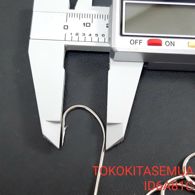 ] Mata Kail Pancing Baja Stainless ukuran 3/0 isi 100 mata kail