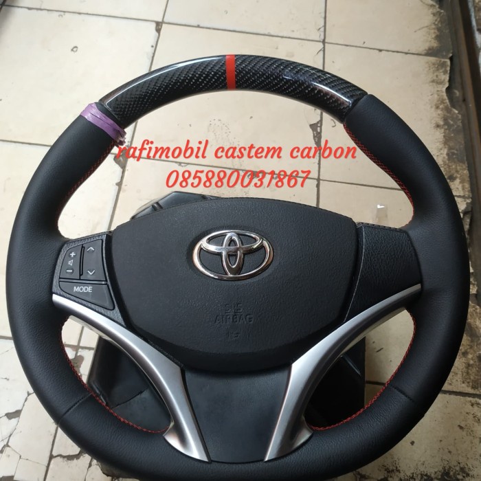 ✅New Stir Toyota Yaris Trd Airbag Aktip Modifikasi Carbon Fiber Keplar Limited