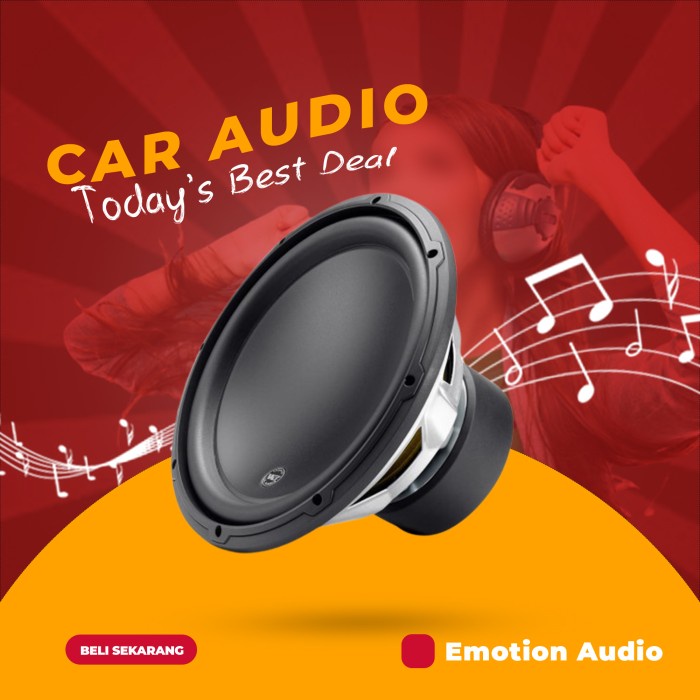 ✅New Ori Subwoofer Pasif 12 Inchi Jl Audio 12W3V3-4 Limited