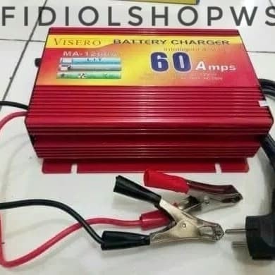 ✅New Charger Accu Cas Aki 12V 60A Four Phase - Visero Diskon
