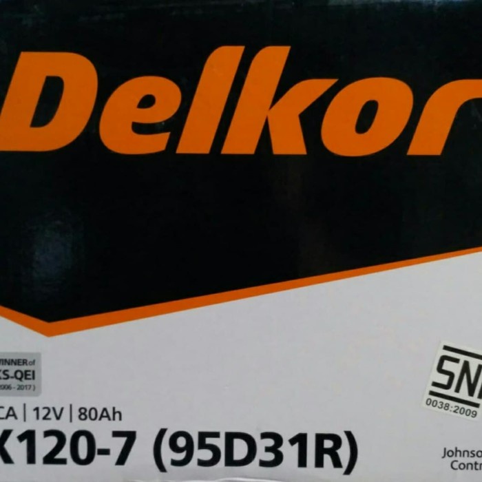 ✅Baru Nx120-7/N70Z/95D31R Delkor Mf12V80Ah Terbatas