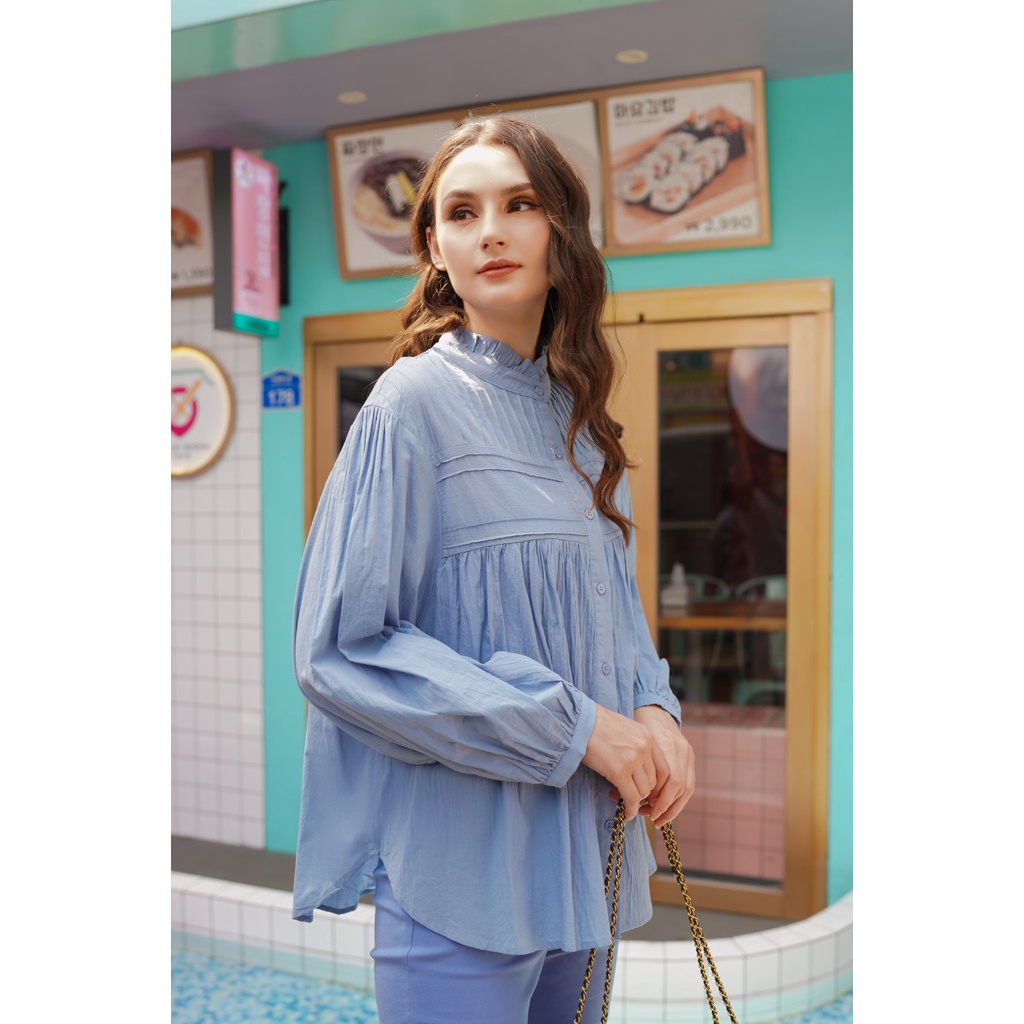 Benang Jarum - Raven Shirt - Blue