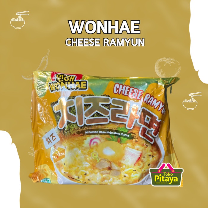 

] Mujigae by Wonhae Cheese Ramyun Mi Instan Keju Khas Korea 120 gr