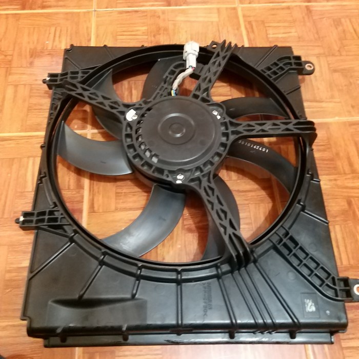 [Ori] Motor Fan Radiator Extra Fan Assy Komplit Nissan March Asli Lelangan Diskon