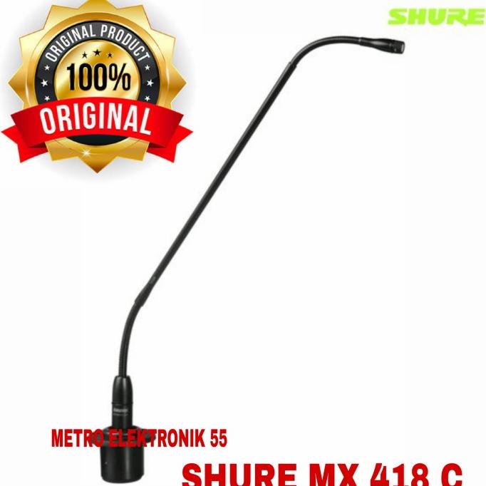 Mic SHURE MX 418 C Gooseneck,Podium Original