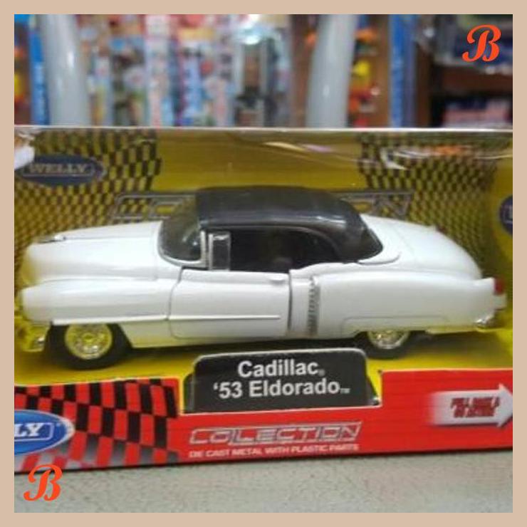 | anb | welly 1:38 cadilac '53 eldorado white 60rb 170gr harap cek stok dulu
