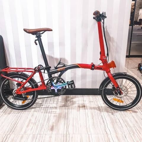 ✨Original Sepeda Lipat 16 Inch United Trifold 5D Terbatas
