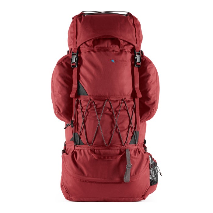 ✨Original Tas Ransel Carrier Gunung Hiking Ultralight Klattermusen Ymer 65 Red Berkualitas