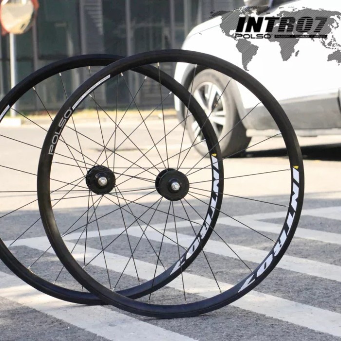 ✨Ori Wheelset Intro7 X Polso Terbaru Fixie 20/24Hole Track Terbaru