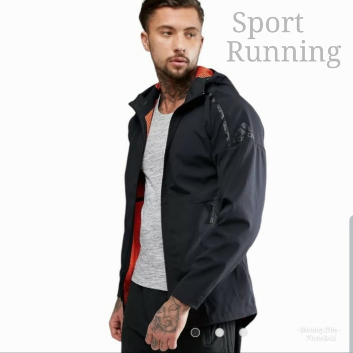 ✨Ori Jaket Running Pria Sport Jaket Adidas Original Zne 90/10 Jaket Lari Limited